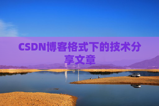 CSDN博客格式下的技术分享文章